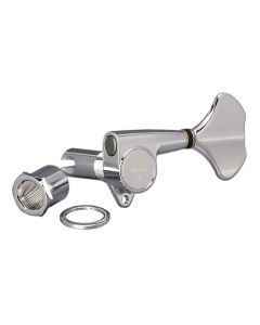 Gotoh machine heads for bass guitar, 4x left, chrome GB-707