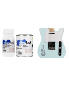 NitorLACK NitorPOL polyurethane paint daphne blue - 500ml can + 250ml hardener