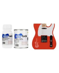 NitorLACK NitorPOL polyurethane paint fiesta red - 500ml can + 250ml hardener