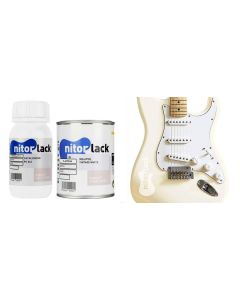 NitorLACK NitorPOL polyurethane paint vintage white - 500ml can + 250ml hardener