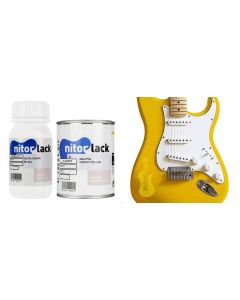 NitorLACK NitorPOL polyurethane paint graffiti yellow - 500ml can + 250ml hardener