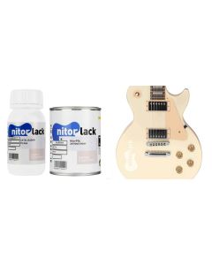 NitorLACK NitorPOL polyurethane paint antique ivory - 500ml can + 250ml hardener