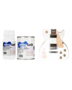 NitorLACK NitorPOL polyurethane paint classic white - 500ml can + 250ml hardener