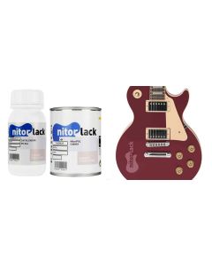 NitorLACK NitorPOL polyurethane paint cherry - 500ml can + 250ml hardener