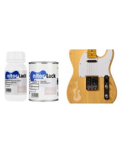 NitorLACK NitorPOL polyurethane paint butterscotch blonde - 500ml can + 250ml hardener