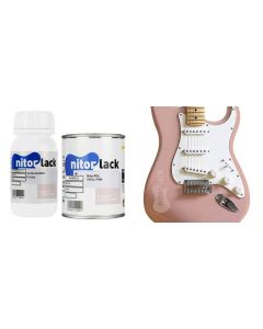 NitorLACK NitorPOL polyurethane paint shell pink - 500ml can + 250ml hardener