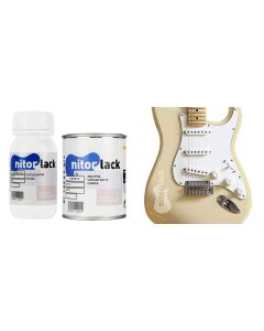 NitorLACK NitorPOL polyurethane paint aged vintage white - 500ml can + 250ml hardener