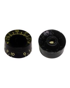 Hosco Japan speed knob set, true CAB relic black, inch size, 4 pcs.