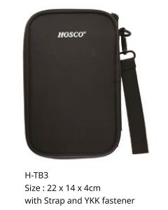 Hosco Japan compact tool bag, 8 pockets and magnetic black nut file holder