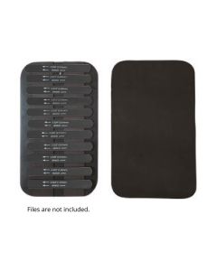 Hosco Japan black nut file holder for 12 files, magnetic