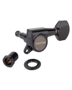 Gotoh SG381 machine heads with 07 buttons, 6L, cosmo black