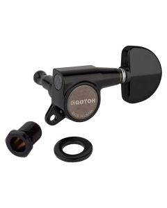 Gotoh SG381 machine heads with 20 buttons, 3L3R, black
