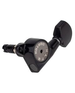 Gotoh SG381 machine heads with HAPM and 07 buttons, 3L3R, black
