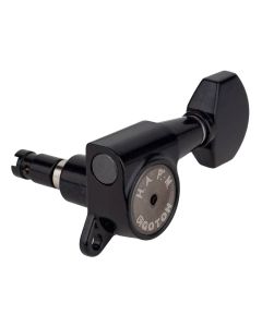 Gotoh SG381 machine heads with HAPM and 07 buttons, 6L, black