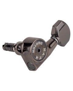 Gotoh SG381 machine heads with HAPM and 07 buttons, 3L3R, cosmo black