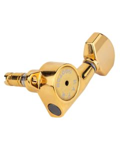 Gotoh SG381 machine heads with HAPM and 07 buttons, 3L3R, gold