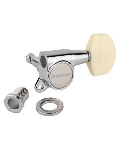 Gotoh SG381 machine heads with M01 buttons, 3L3R, chrome