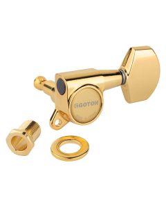 Gotoh SG381 machine heads with Magnum Lock and 01 buttons, 3L3R, gold