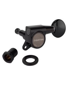 Gotoh SG381 machine heads with Magnum Lock and 05 buttons, 3L3R, black
