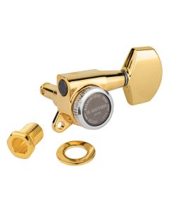 Gotoh SG381 machine heads with Magnum Lock Trad and 01 buttons, 3L3R, gold