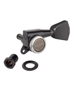Gotoh SG381 machine heads with Magnum Lock Trad and 04 buttons, 3L3R, cosmo black