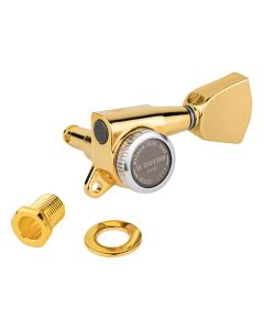 Gotoh SG381 machine heads with Magnum Lock Trad and 04 buttons, 3L3R, gold