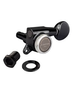 Gotoh SG381 machine heads with Magnum Lock Trad and 05 buttons, 3L3R, black