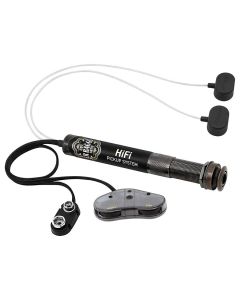 LR Baggs HiFi pickup system with endpin preamp and soundhole volume + tone control