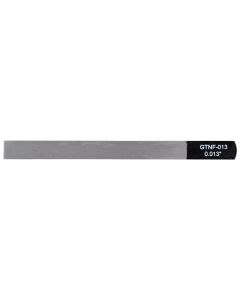 Boston Precision Tools gauged nut slotting file 0.013" (0.33mm) 150x12mm, 65Mn carbon steel HRC 35-55 hardness
