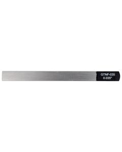 Boston Precision Tools gauged nut slotting file 0.035" (0.88mm) 150x12mm, 65Mn carbon steel HRC 35-55 hardness