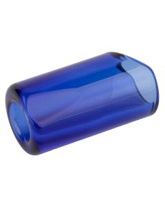The Rock Slide moulded glass slide size S (inside 17 - lenght 48.5mm) - sapphire blue edition