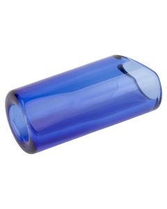 The Rock Slide moulded glass slide size M (inside 19 - length 60.0mm) - sapphire blue edition