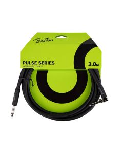 Boston Pulse Series instrument cable jack-angled jack, 3.0 meter