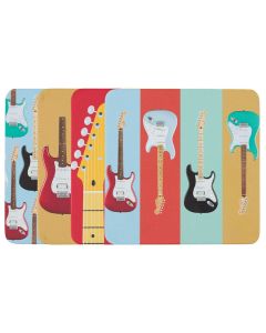 Fender Stratocaster modern design coaster set