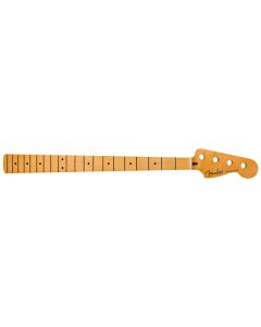 Fender Genuine Replacement Part Player II Series Precision Bass neck, 22 medium jumbo frets, maple, 9.5", modern "c"