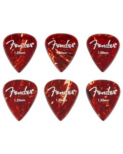 Fender Aero acrylic picks, 6-pack, 1.25mm