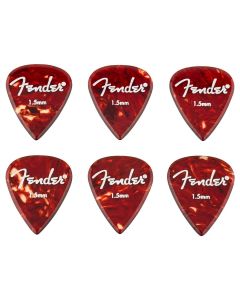 Fender Aero acrylic picks, 6-pack, 1.5mm