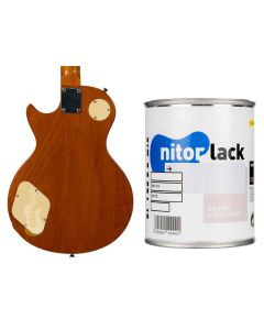 NitorLACK nitrocellulose paint dark rich mahogany - 500ml can