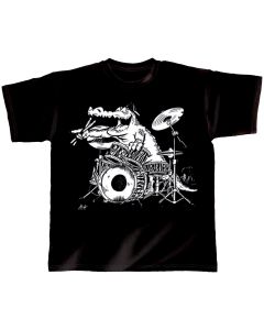 T-Shirt black Kroko Power L 