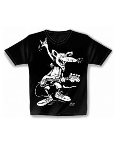 T-Shirt black Bass Rat L