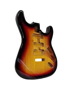 Strat HSS Body 3-Tone Sunburst