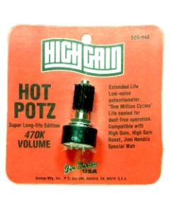 Dunlop Wah Hot Potz II Crybaby 470K