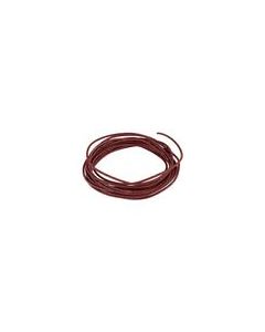 GAVITT USA MADE WAXED COTTON BRAIDED PUSH BACK WIRE, RED, PER METER