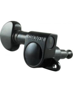 Grover Mini Rotomatics Guitar Machine Head - Black Chrome