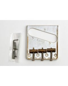 Gotoh BS-TC1 Relic Telecaster Bridge aged chrome