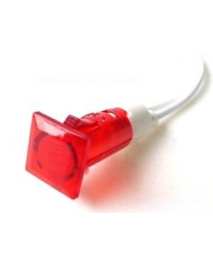 Marshall Pilot light, square type, red, 230V