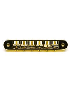 Graph Tech ResoMax PM-8843-G0 - NV1 4 mm Tune-O-Matic Bridge - Gold