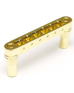 Graph Tech ResoMax PM-8863-G0 - NV1 6 mm Tune-O-Matic Bridge - Gold