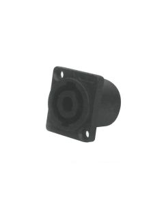 Speaker chassis conn, 4-polig, male, rechthoekig model, 25 x 30mm