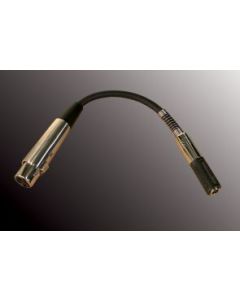 Adapter XLR female/Jack Mono
